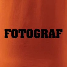Novinář nápis - Fotograf