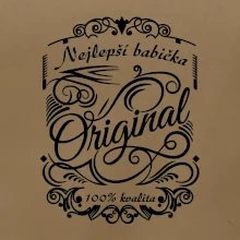 Vintage nejlepší babička  100% kvalita