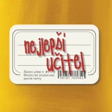 Nejlepší učitel sešit