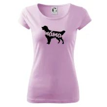 Zlatý retrívr máma obrys