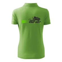 Kombajnista zelená a žlutá