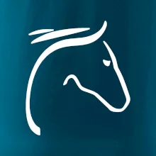 Kůň - hlava silueta