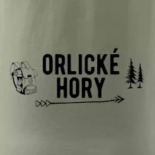 Orlické hory nápis