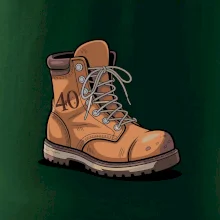 Turistická narozeninová bota 40