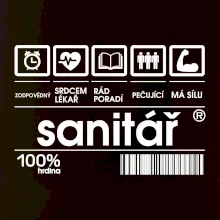 Čárový kód sanitář