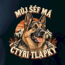 Můj šéf má čtyři tlapky - německý ovčák