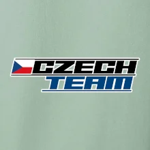 Czech team s vlajkou - Mistrovství světa v ledním hokeji 2025