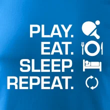 Stolní tenis - eat sleep