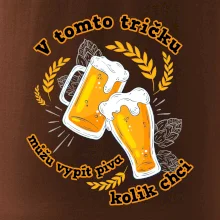 V tomto tričku můžu vypít piva kolik chci
