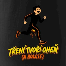 Běžecké tření tvoří oheň