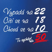 Vypadá, cítí se, chová se - 50 let