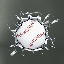 Baseball míč v triku