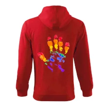 LGBT hand print