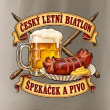 Český letní biatlon špekáček a pivo