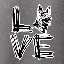 Německý ovčák love