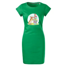 Velikonoční zajíček tulipány