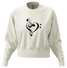 Houslový klíč srdce