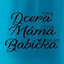 Dcera, máma, babička - vaše ročníky