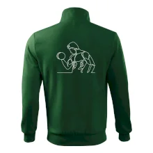 Fitness muž jedním tahem