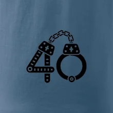 Narozeninové tričko pro policajta - pouta 40