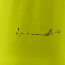 Florbalové EKG s florbalkou a míčkem
