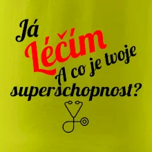 Já léčím - tvoje superschopnost? Šikmý nápis