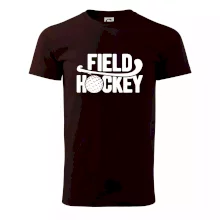 Field hockey míček a nápis