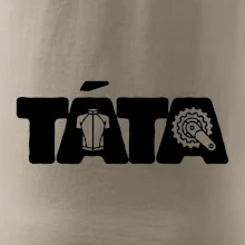 Táta nápis - cyklista
