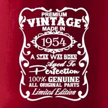 Vintage Etiketa - 1954