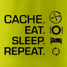 Eat sleep repeat Cache