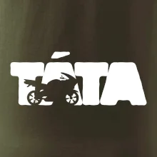Táta nápis - motorka supersport