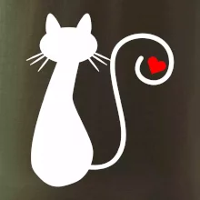 Zamilovaná kočka ocásek