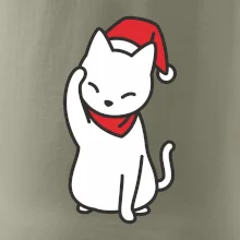 Vánoční kočka mávající