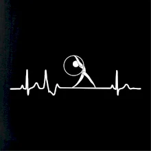 EKG moderní gymnastika obruč