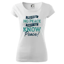 No God no peace, know god know peace