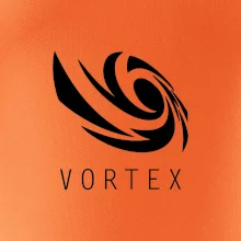 Vortex logo jednobarevné