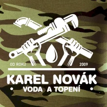 Instalatér - Překřížené klíče vlastní nápis