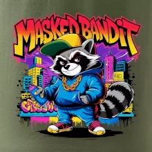 Mýval - masked bandit grafitti