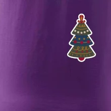 Folklor na prsu vánoční stromek