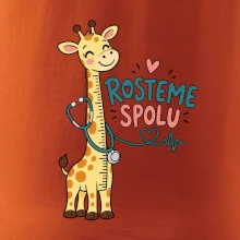 Rosteme spolu - žirafa se stetoskopem