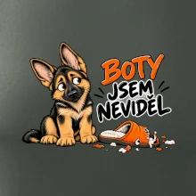 Boty jsem neviděl - štěně vlčáka