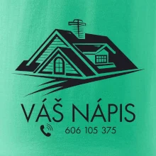 Tričko pro pokrývače - Velká střecha