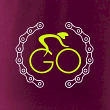 GO cyklista (fluo potisk)