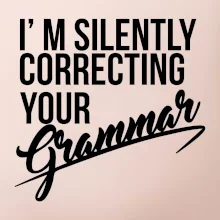 Correcting grammar
