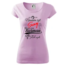 Nesnáším být sexy - nápis - barman / barmanka