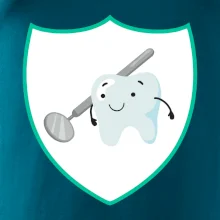 Zoubek na prsu - zrcátko