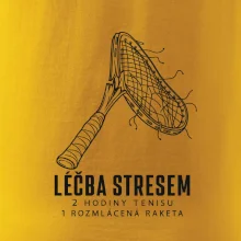 Léčba stresem rozmlácená raketa