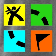 Geocaching logo barevné