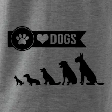 I love dogs - tlapka