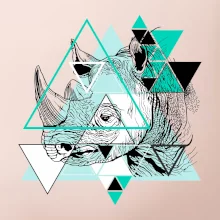 Bílý nosorožec (Pecka design)